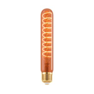 EGLO LED trubková žárovka E27 4W T30 1600K filament měď
