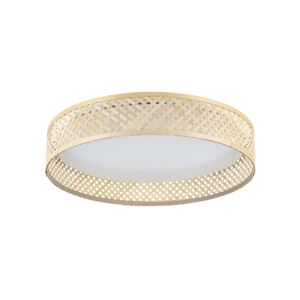 EGLO LED stropní světlo Luppineria bambus Ø 38cm