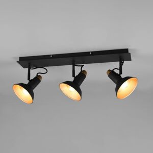 Trio Lighting Stropní bodové svítidlo Roxie otočné 3 světla černá matná