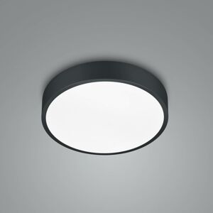 Trio Lighting Stropní svítidlo LED Waco, CCT, Ø 31 cm, černá matná