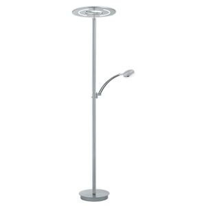 B-Leuchten LED stojací lampa Monti z niklu čtecí lampička CCT