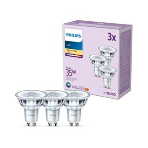 Philips Philips LED žárovka GU10 3,5W 255lm 827 čirá 36° 3