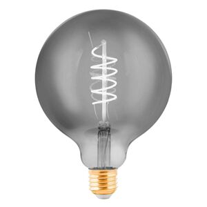 EGLO LED globe E27 G125 4W filament černá-transparentní