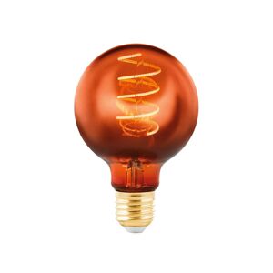 EGLO LED globe E27 G80 4W filament 2 000 K měď