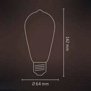 Calex Calex E27 ST64 LED 3,5W filament zlatá 821 dim