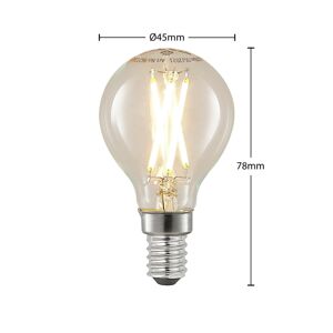 Arcchio LED žárovka filament E14 4W 2700K kapka dim 2ks