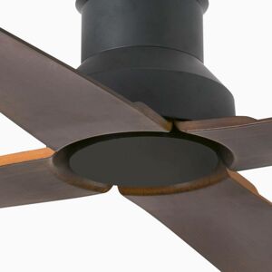 FARO BARCELONA Stropní ventilátor Winche M, IP44, venkovní, wenge