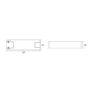 Deko-Light LED ovladač Basic, CC, V8-40-1050mA/40V