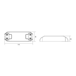 Deko-Light LED ovladač Basic, DIM, CC, D35009UF/9W