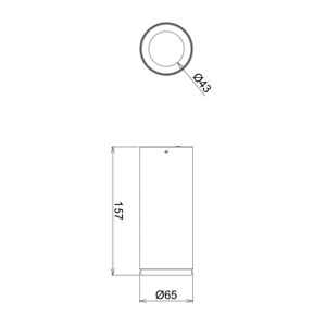 Deko-Light LED přisazené stropní světlo Lucea 10 W bílá