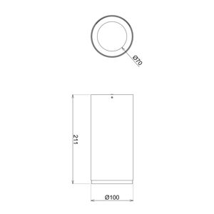 Deko-Light LED přisazené stropní světlo Lucea 30 W černá