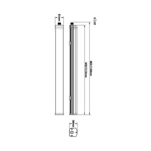 Deko-Light LED světlo do vlhka Tri Proof Motion 66,5 cm