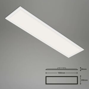 Briloner LED stropní světlo Piatto S, dim CCT bílá 100x25cm