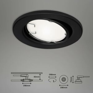 Briloner LED podhledové světlo Fit Move S CCT RGB 3ks černá
