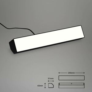 Briloner LED wallwasher Muro S CCT, RGB, stmívatelné, černá