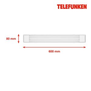 Telefunken LED stropní světlo Maat, délka 60cm, bílá, 840