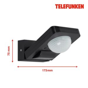 Telefunken Senzor pohybu Skopje, max. 500W LED, černá