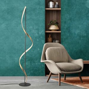 Q-Smart-Home Paul Neuhaus Q-Swing stojací lampa antracit/mosaz