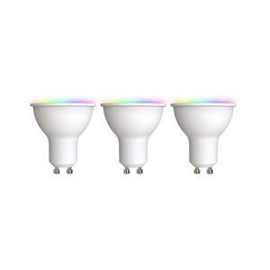 PRIOS Prios LED GU10 plast 4,7W RGBW WLAN opál sada 3ks