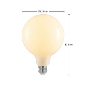 Arcchio LED žárovka E27 8W 2700K G125 stmívatelná opál 3ks