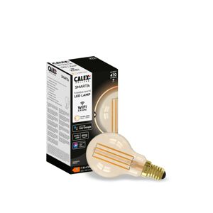 Calex Calex Smart E14 P45 4,5W 1800-3000K dim zlatá 2ks