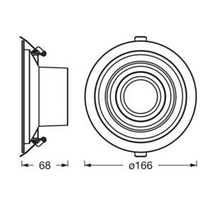 LEDVANCE Ledvance Decor Filament Echo LED downlight