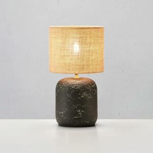 Markslöjd Stolní lampa Montagna, beton, juta, výška 45 cm