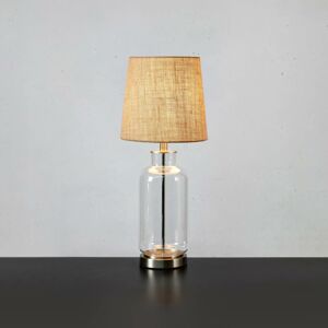 Markslöjd Stolní lampa Costero transparentní/přírodní 61,5cm