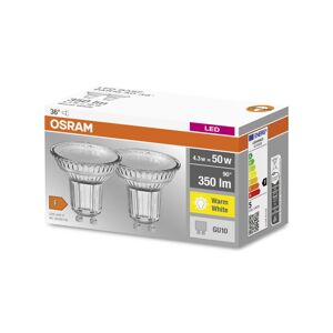 OSRAM LED reflektor GU10 PAR16 4,3W 2 700K 36° sada 2ks