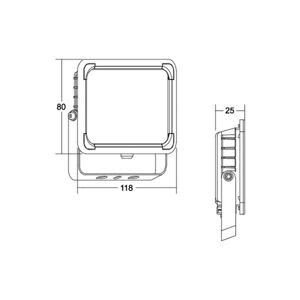 BRUMBERG BRUMBERG Neo Mini LED reflektor šířka 11,5cm 3000K