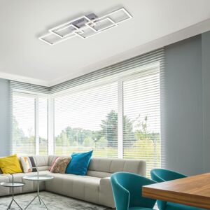 Leuchten Direkt LED stropní světlo Iven, dim, ocel, 54x33,5cm