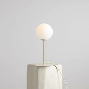 ALDEX Stolní lampa Joel, opálová/krémová, 1 zdroj