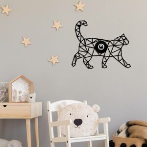 Opviq Nástěnné světlo W-041, Lasercut design kočky černá