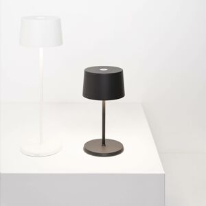 Zafferano Zafferano Olivia mini 3K dobíjecí stolní lampa šedá