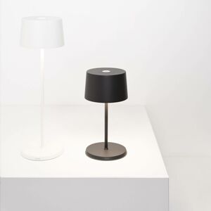 Zafferano Zafferano Olivia mini 3K dobíjecí stolní lampa šedá