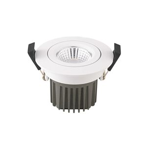 Sigor LED bodový podhled Diled, Ø 8,5 cm, 10 W, Dim-To-Warm, bílý