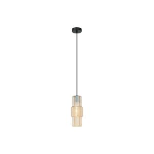 Viokef Závěsná lampa Lilian, sklo, jantar
