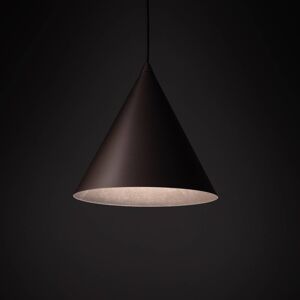 TK Lighting Závěsné svítidlo Cono, jedno světlo, Ø 25 cm, bronzová barva