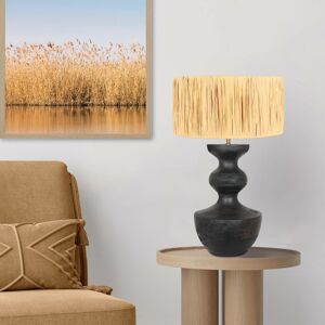 Steinhauer Stolní lampa Lyons 3748ZW, přírodní proutí