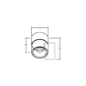 BRUMBERG BRUMBERG LED stropní bodové svítidlo Circle Mini, Ø 7,5 cm, bílé