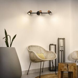 LEDVANCE LEDVANCE LED bodový stropní svítidlo Cork, GU10, 3 světla, dlouhé, černé