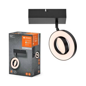 LEDVANCE LEDVANDE Saturn CCT LED nástěnné bodové svítidlo, vypínač, černé