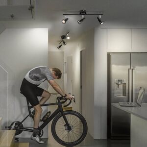 LEDVANCE LEDVANCE LED stropní reflektor GU10, třížárovkový, černý