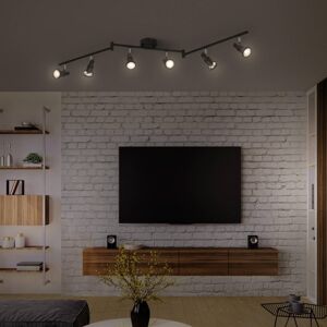 LEDVANCE LEDVANCE LED stropní reflektor GU10, šestiplámenný, černý