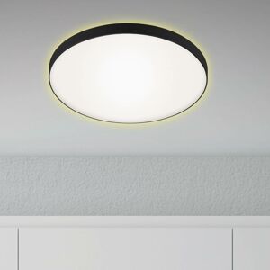 Briloner LED stropní svítidlo Flet s podsvícením, Ø 35,5 cm