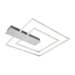 Briloner LED stropní svítidlo Nico Duo 3000K hranaté chrom