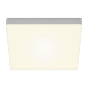 Briloner LED stropní světlo Flame 3000K 28,7x28,7cm stříbro