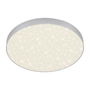 Briloner LED stropní světlo Flame Star 840 Ø38,7cm stříbrná