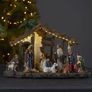 STAR TRADING Nativity LED dekorativní světlo, baterie, 37 cm