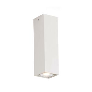 Eco-Light Downlight Fluke v hranatém tvaru výška 20 cm bílá